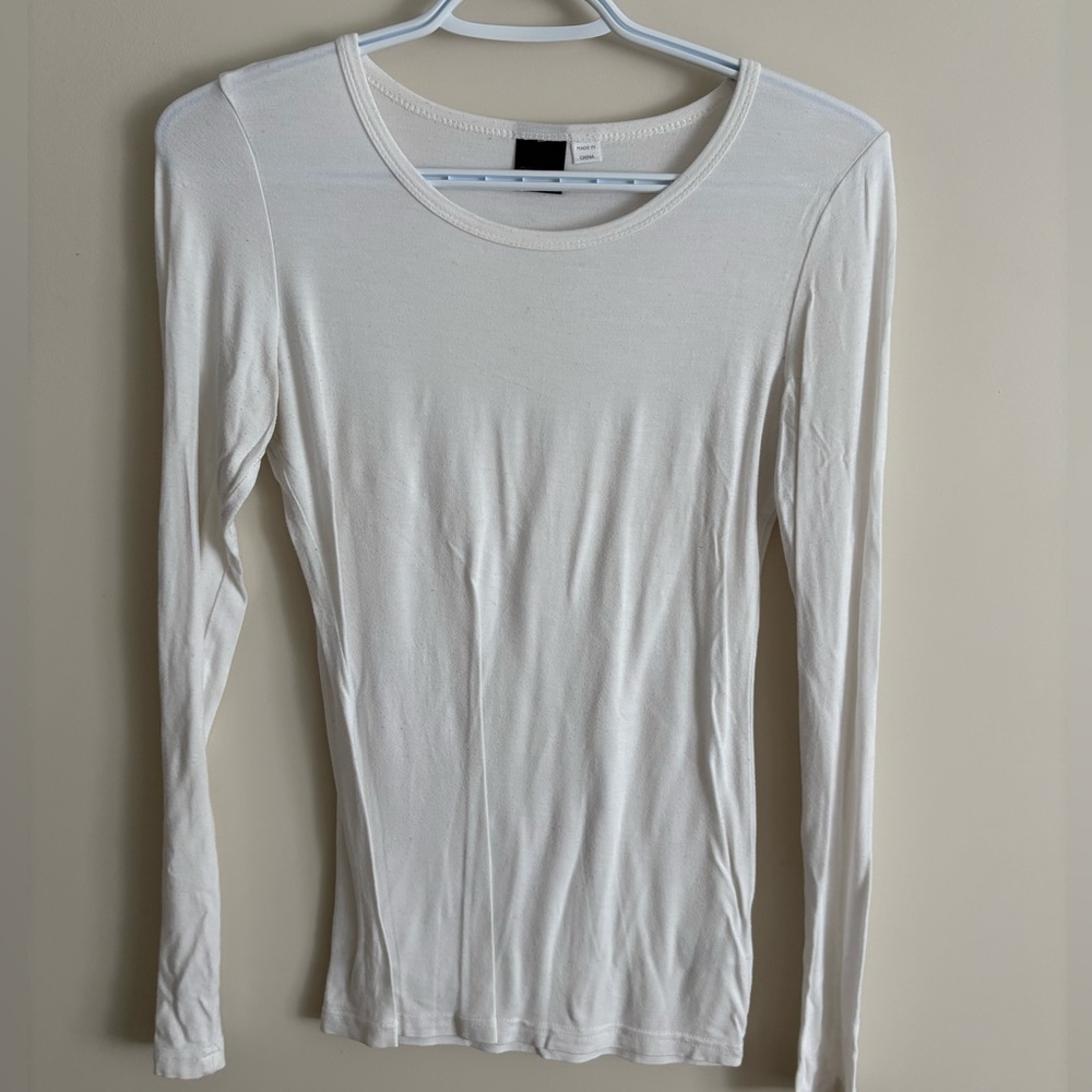 Classic white Long Sleeve Blouse